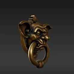 Talking Door Knocker - 80s Fantasy Film Prop