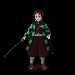 Tanjiro Kamado 3D Model for Printing - Demon Slayer Fan Art