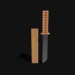 Tanto – Traditional Japanese Short Sword Replica - with Saya