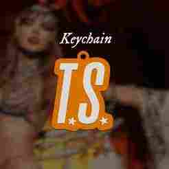 Taylor Swift T.S. Keychain - The Life of a showgirl