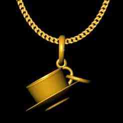 tea cup charm 20mm