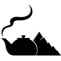 tea pot with steam forming a mountain range 1 - 2D/3D Wall Art STL+SVG For CNC Router, Plasma, Waterjet, Laser & 3D Printer