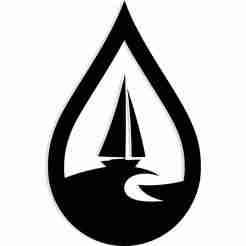 tear drop with a tiny sailboat inside 1 - 2D/3D Wall Art STL+SVG For CNC Router, Plasma, Waterjet, Laser & 3D Printer