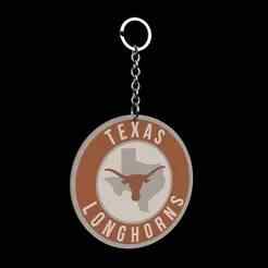 Texas Longhorns Coaster and Keychain