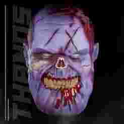THANOS ZOMBIE HEAD ACTION FIGURE