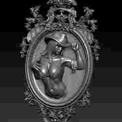 The girl in the frame