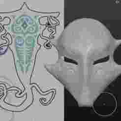 The legend of Korra Raava Vaatu inspired mask