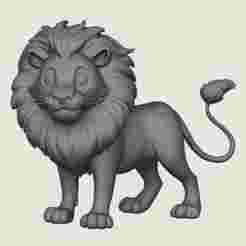 The Lion King Print Ready 3D Model