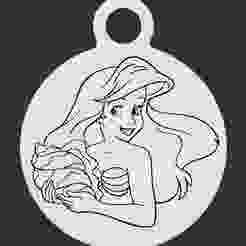 The Little Mermaid - Ariel Keyring