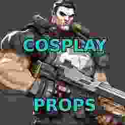 The Punisher Frank Castle Jon Bernthal Default, Costume Marvel Rivals Full armor, weapon Gun and props Cosplay Kit , kitbash  Gift holiday free