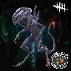 The Xenomorph Alien Dead by Daylight 3D Printable Model / El Xenomorph Alien Dead by Daylight 3D Printable Model