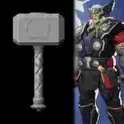 Thor Hammer - Marvel Rivals - Cosplay Prop