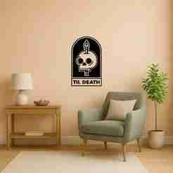 Till Death - Wall Art Multicolor