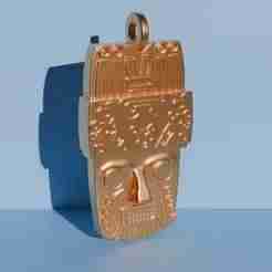 Tiwanaku Sculpture Pendant - Colgante Escultura Tiwanaku