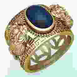 Toad ring - Jin Chan ring - Mens ring - N913852