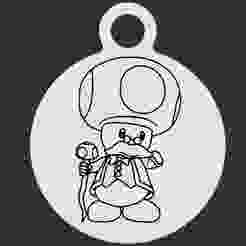 Toadsworth Keyring