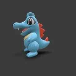 Totodile keychain