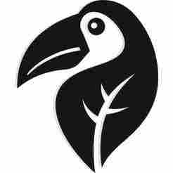 toucan head inside a leaf shape 1 - 2D/3D Wall Art STL+SVG For CNC Router, Plasma, Waterjet, Laser & 3D Printer