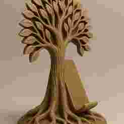Tree of Life Phone Stand STL File