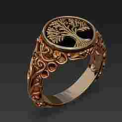 Tree of Life Ring Design Jewelry - tree life ring