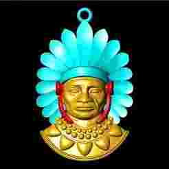 Tribal Pendant – Aboriginal native pendant - N955259