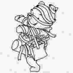 Trick or Treat Winnie the Pooh Mummy Wall Art Home Decor