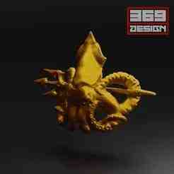 Trident Squid Hair Clip - COMMERCIAL VERSION