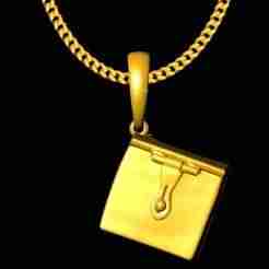 trunk - Box pendant charm