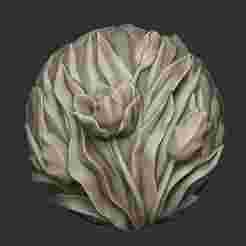 Tulip medallion design