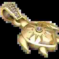 TUTTLE INSECT PENDANT 3D
