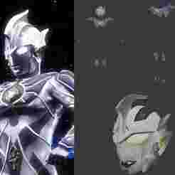 Ultraman Legend - Cosplay Helmet - EVA Foam Template - PDO + PDF Pepakura Pattern