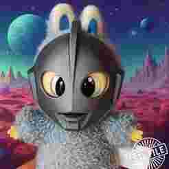Ultraman Mask for Labubu