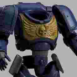 Ultramar Ultra Space Marine Armor Space 3D print files Replica Cosplay 3D print model files 1:1 Scaled for 2M