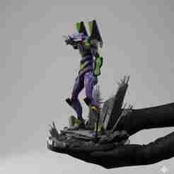 Unit-01 Awakening - Evangelion EVA-01 - 3D Print Model
