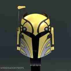 Ursa Wren Inspired Mandalorian Helmet