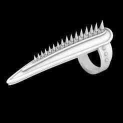 Vagina Dentata claw ring - digital download stl file