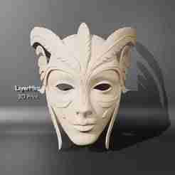 Valkyrie Warrior Mask with Ornamental Details