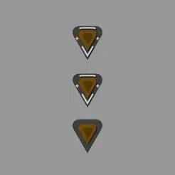 Valorant Bronze Rank Keychain and Badge