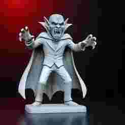Vampire Dracula STL – 3D Printable Halloween Figurine