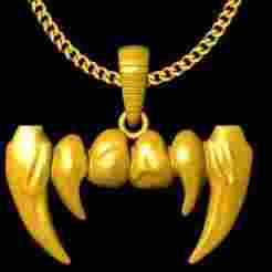 Vampire Fangs Pendant  charm