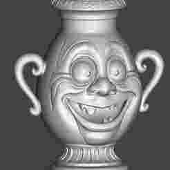 Vases with faces