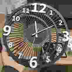 Very stylish design 35 cm hanging wall clock