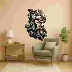 Viking - Wall Art Multicolor