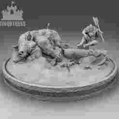 Viking Hunter 3D print model