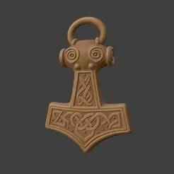 Viking Thor’s Hammer Amulet