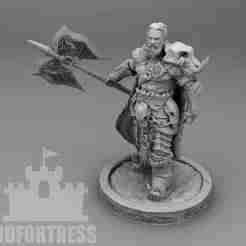 Viking with an axe