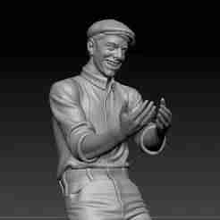 Vintage Man with Hat – Fountain Scene Figure (3D Printable Statue)