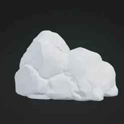 Volcanic Rock in STL - Natural Ornament for 3D Printing