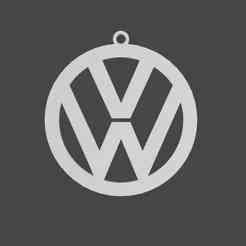 VolksWagen Logo Key Ring