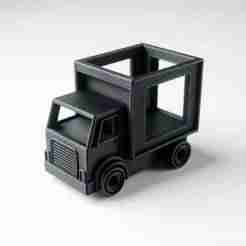 Wagon Container Pot Holder – Decorative Showpiece 3D Print